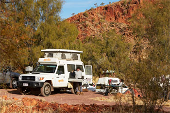 Explore the great outback in a self drive 4wd camper rental