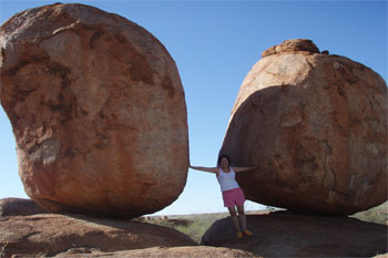 Dianne such muscles holdings these rocks apart - thanks for the photo Dianne from Singapore
