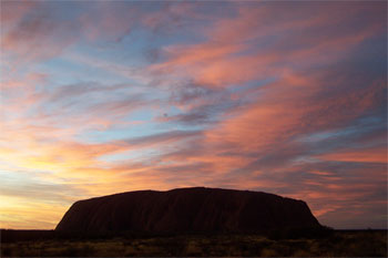 Selfie at Ayers Rock Yuluru