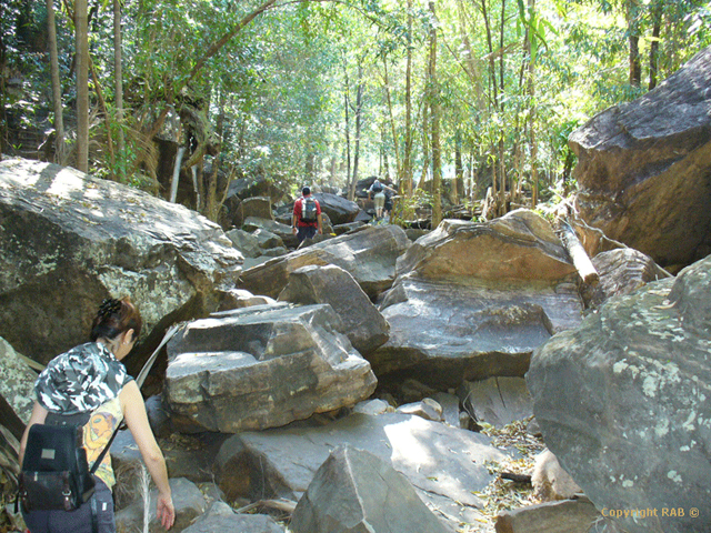 Jim Jim Falls hike from the carpark