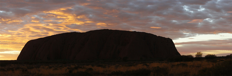 Outback Australia Ayers Rock sunset thanks Matt Hutchinson