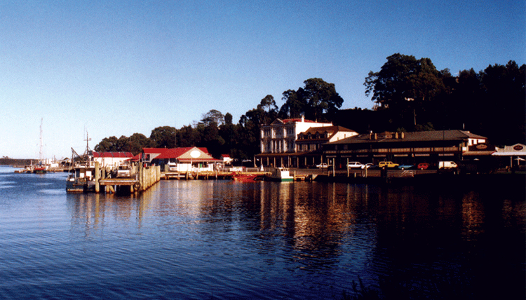 Strahan in Tasmania on tour