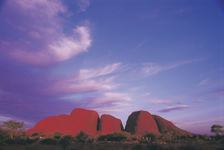 Kata Tjuta also known as the Olgas on an Australian guided small group Adventure Tour | Credits 1232-NTTC