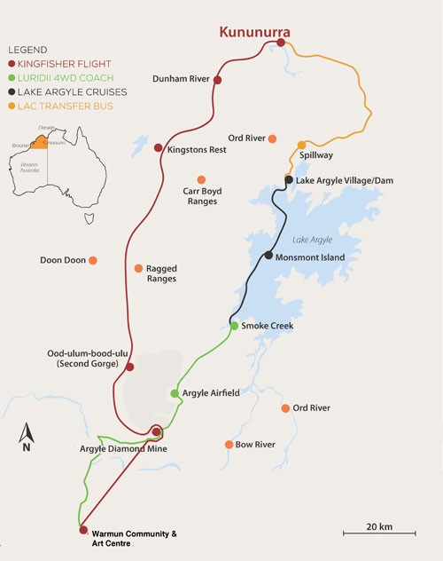 Map Jaliwang Journey