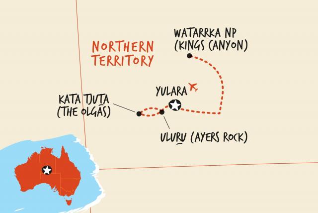 Map PBORY Explore the Uluru and Kings Canyon National Parks 